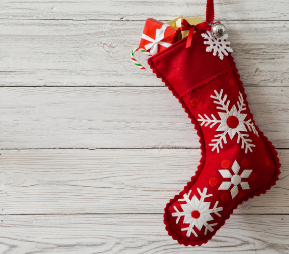 Image representing Sewing - Make a Christmas Stocking courses by Coastal Community Learning CIC